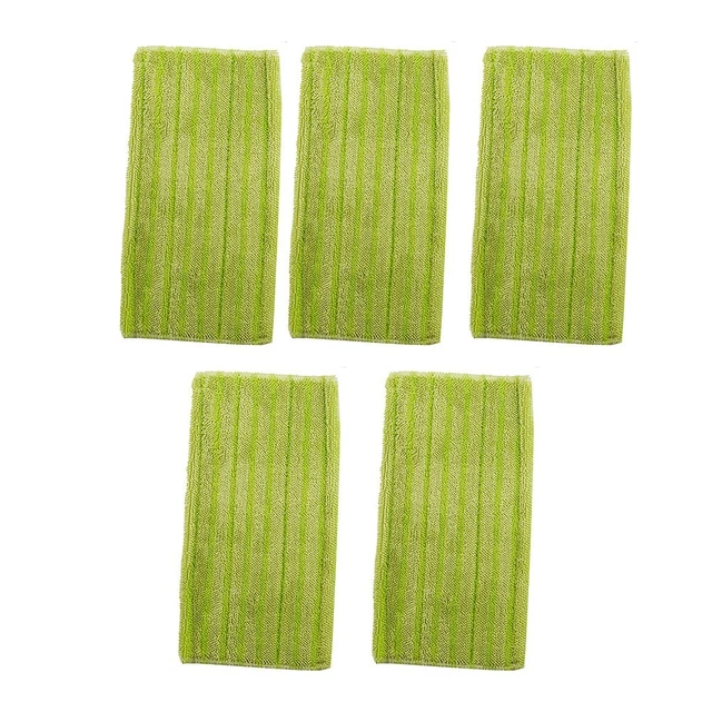 REUSABLE MOP PADS for Swiffer Wet Jet Pack of 5 Green Microfiber Cloths 40.33 PicClick AU