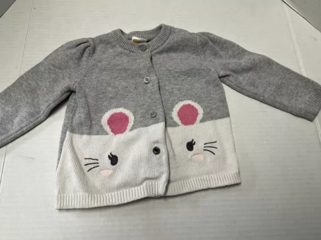 Gymboree Infant Girls size 6-12 Months “Bunny” Cardigan Sweater