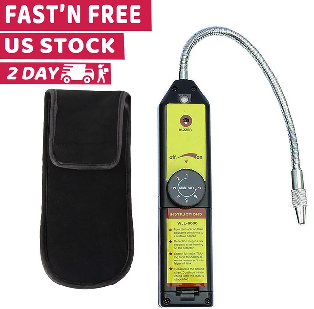 PORTABLE HALOGEN GAS AC Freon Refrigerant Leak Detector Car Air