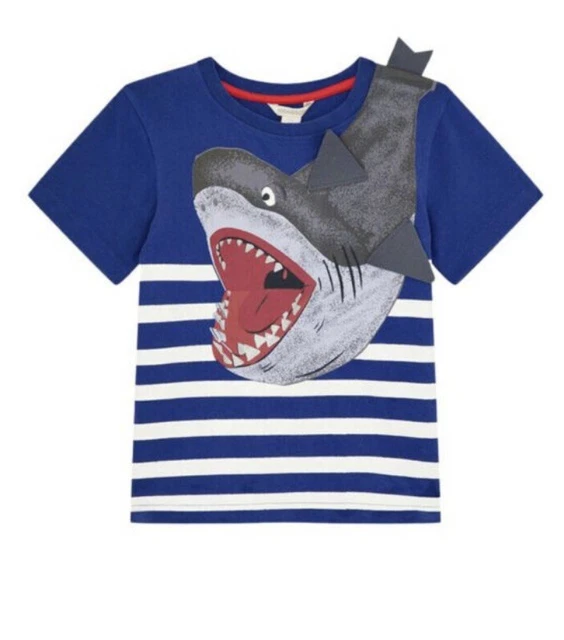 T-shirt applique squalo monsoon età 18-24 m
