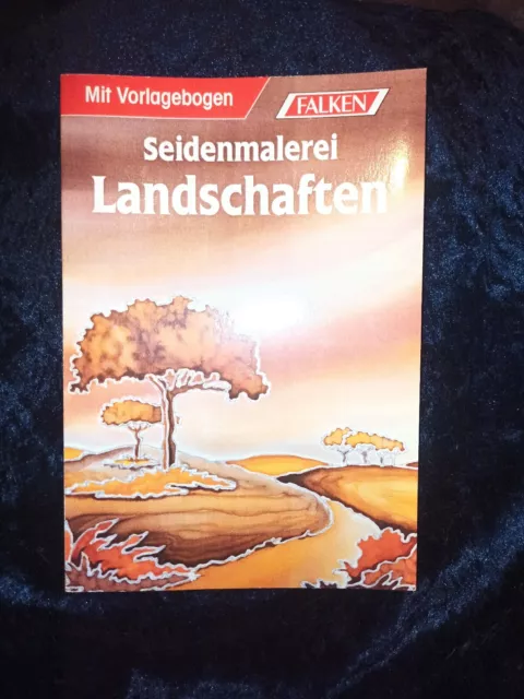 Seidenmalerei Landschaft mit Vorlagen      Seidenmalerei (H)