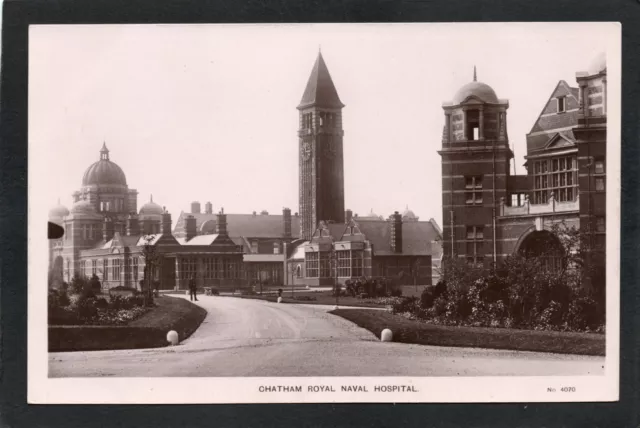 Postcard Chatham Royal Naval Hospital Kent military RP Thornton 4070