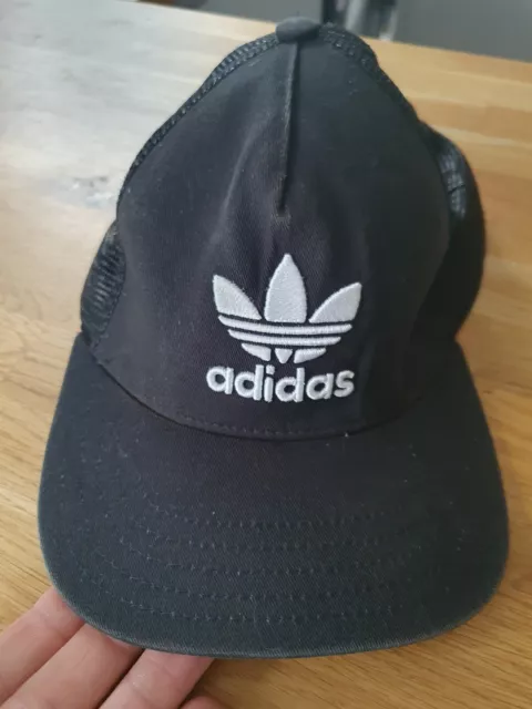 ADIDAS Black Trucker Cap Size Adjustable