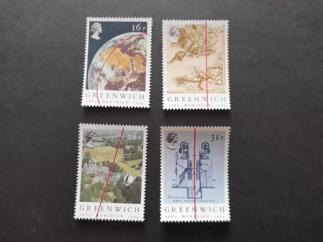 1984 Greenwich Meridian (SG1254-1257) MNH/UM