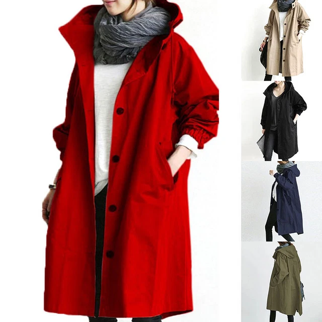 Femme Extérieur Vent Pluie Forêt Veste Imperméable de Manteau Coat ,