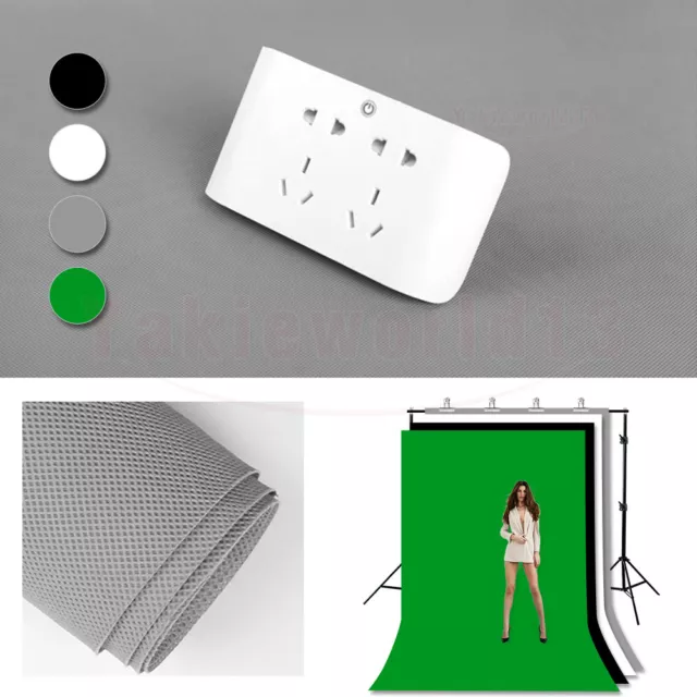 2700W Photography Soft Box Umbrella Light Photo Studio Lighting and Backdrop Kit 2