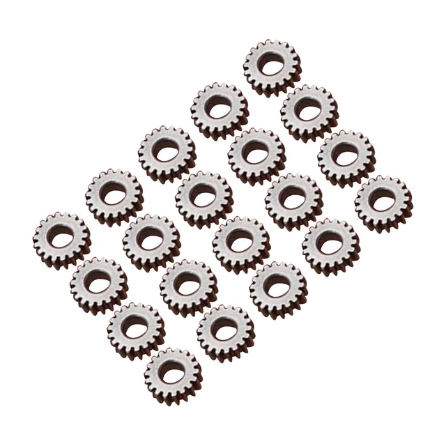 20PCS 0.3 Modulus Steel Gear Small Motor Gear Reduction Gear Hole 2.55MM