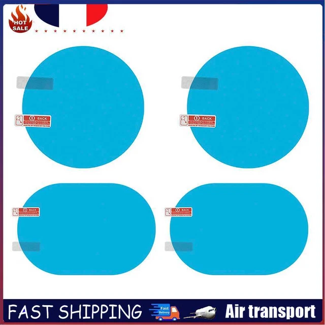 2pcs Car Rear View Side Mirror Anti Fog Rainproof Protective Film Clear Stickers