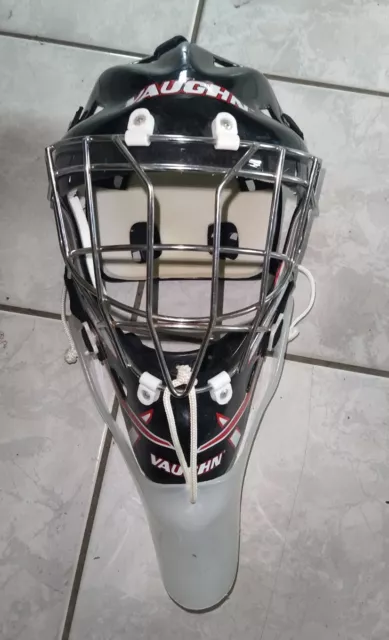 Hockey Street Goalie Mask Vaughn & Throat Protector Large Sr Size