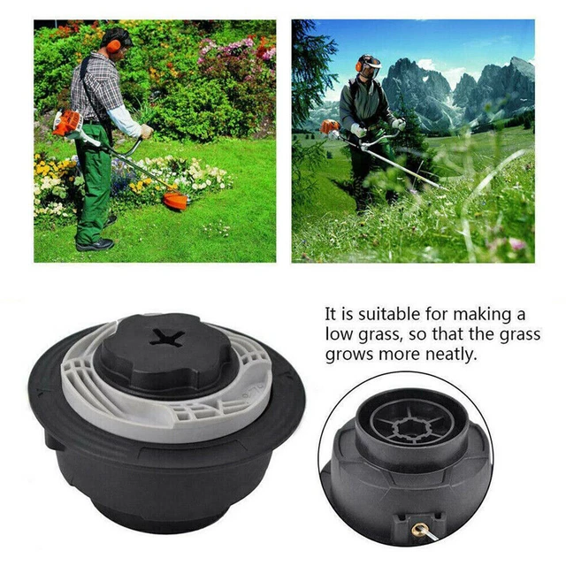 ZLLITONS C6-2 Easy Load Trimmer Head Fit for Stihl FS38 FS40 FS40C FS45 FS46 FS50 FS50C FSA60R FSA86R FSE60 FSE71 FSE81 Replaces 4006 710 2126