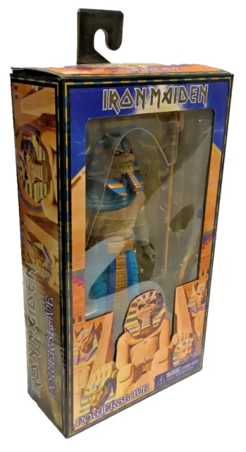 Iron Maiden Powerslave Pharaoh Eddie 8" 20 cm Clothed Action Figur NECA B-WARE