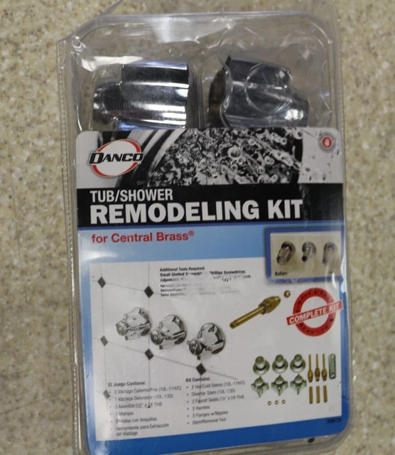 DANCO BATHTUB AND Shower 3Handle Remodel/Rebuild Trim Kit For Central