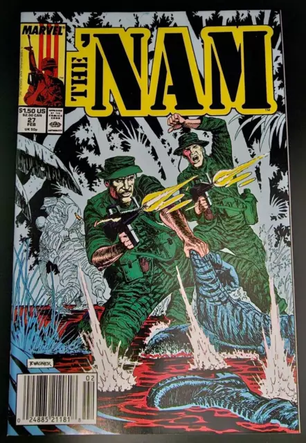 THE 'NAM Marvel Comics No. 27 "Like a Candle in the Wind" 1989 Doug Murray RAW THE 'NAM Marvel Comics No. 27 "Like a Candle in the Wind" 1989 Doug Murray RAW