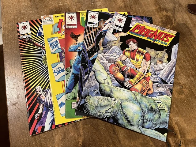 Valiant Comic Lot Of 5 Archer, Eternal Warrior, RAI, Magnus, Bonus First 6 Pack!