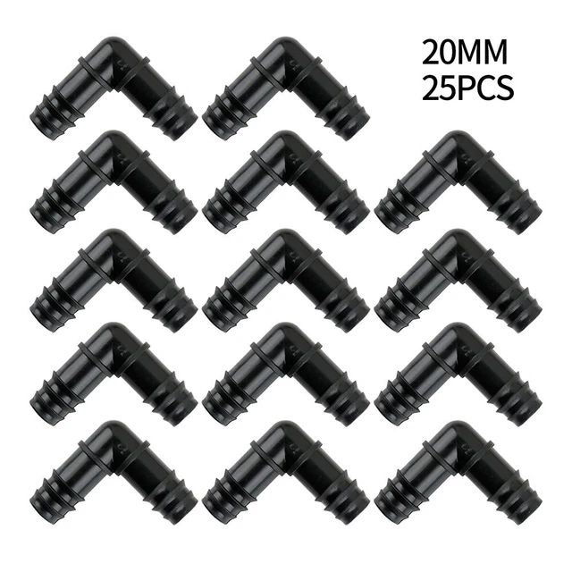 6 Raccords De Tuyau D'arrosage 4/7 Et 8/11 Mm - Plastique ABS, Pour Systèmes Goutte à Goutte, Irrigation Jardin - Connexion Rapide, étanche, Sans Outil