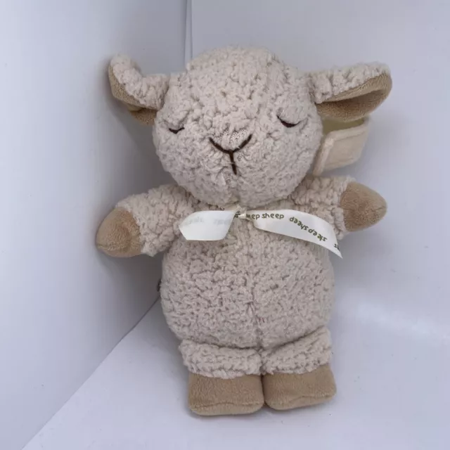 Cloud B On the Go Sleep Sheep Baby Sound Machine 9" Plush Soothing Noise Works