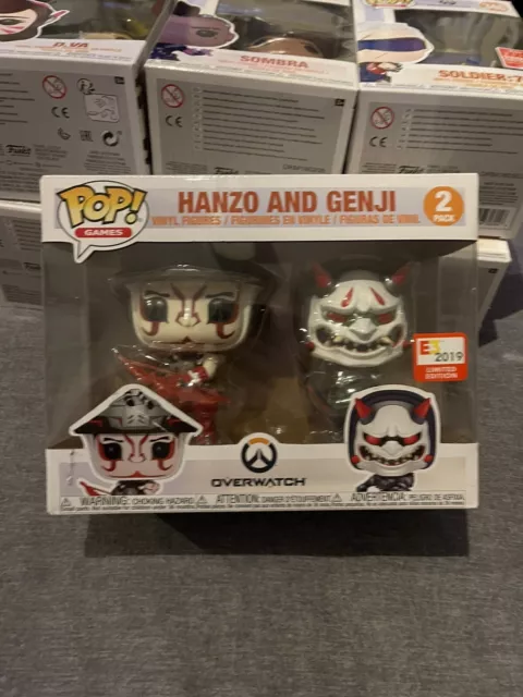 Overwatch Hanzo and Genji Funko Games 2 pack E3 2019 Limited Edition