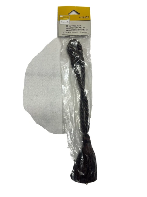 Drape Tiebacks Curtain Window Tassel Drape Tiebacks Brown 18 inches Long