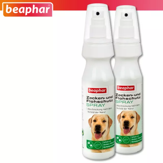 Beaphar 2 x 150 ML Ixodes Et Protection Anti-puce Spray pour Chiens