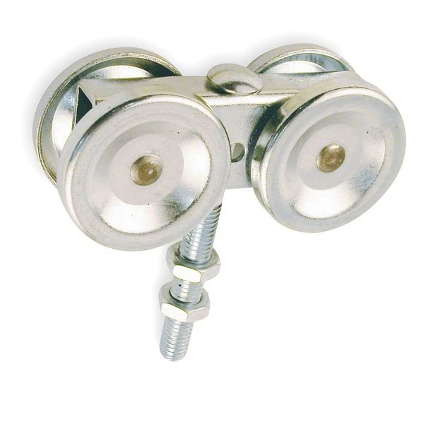 Sliding Barn Door Roller Hanger for Box Rail Track 7/16" Bolt-On  Ball Bearings 3