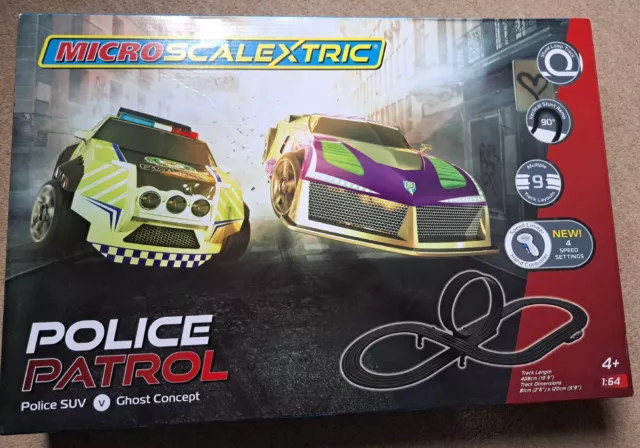 Micro scalextric police patrol hot sale