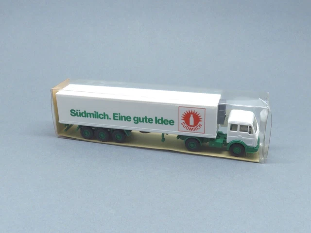 WIKING HO 1/87 CAMION MB MERCEDES-BENZ 1626 SEMI REMORQUE rouge #541 no