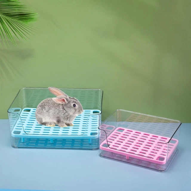 Bac à litière pour lapin Potty Trainer Literie Cage Litière pour lapin