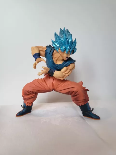 Dragon Ball Super Sayajin Gott Blue Hair Son Goku Figur  20cm