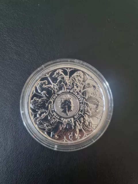 queens beasts 2 oz silver coin completer Fine Silver 0.99