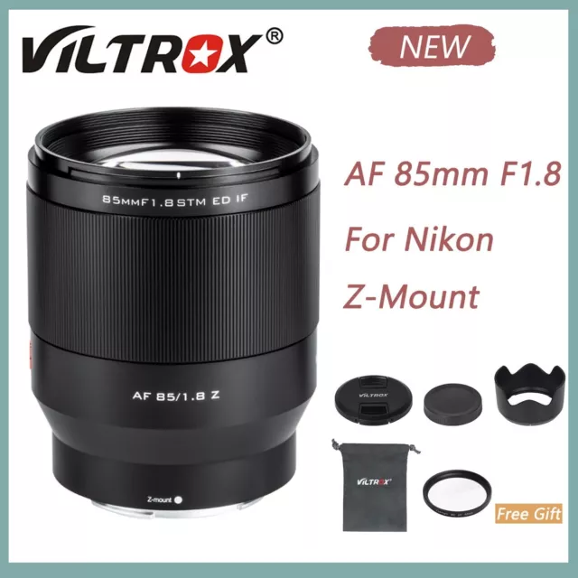 VILTROX 85mm F1.8 STM Autofocus Large Aperture Portrait Lens for Nikon Z-Mount