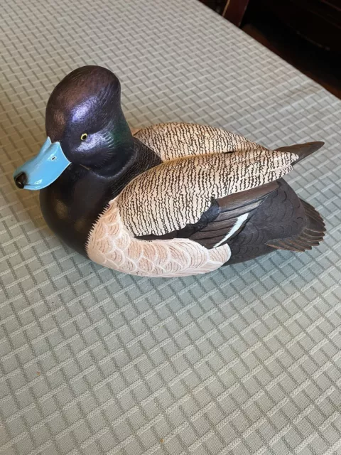 Trempealeau Blue Bill Duck Decoy Sam Nottleman Loon Lake Wild Wings Company