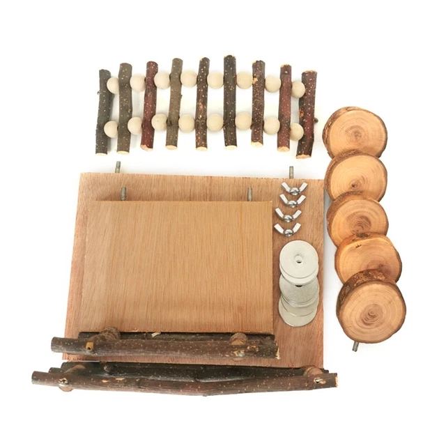 Giocattolo arrampicata criceto per gabbia piccolo supporto parco giochi piattaforma