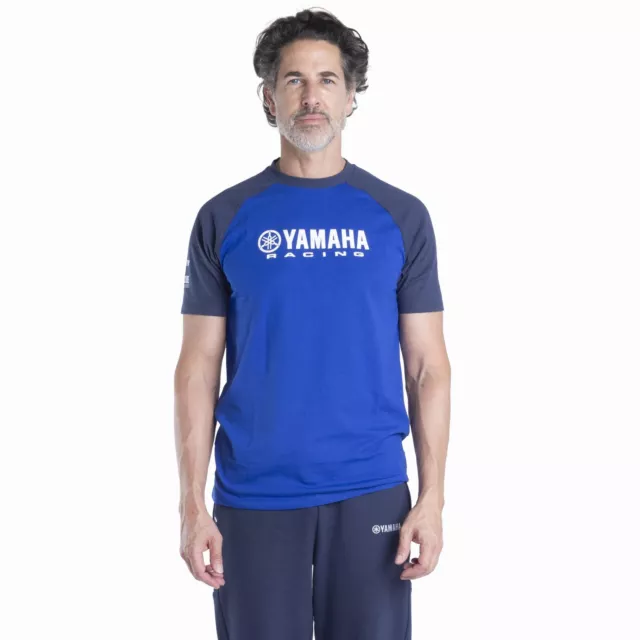 Original Yamaha Motorrad Paddock Blue Herren Oberteil T-Shirt MT07 MT09 WR125