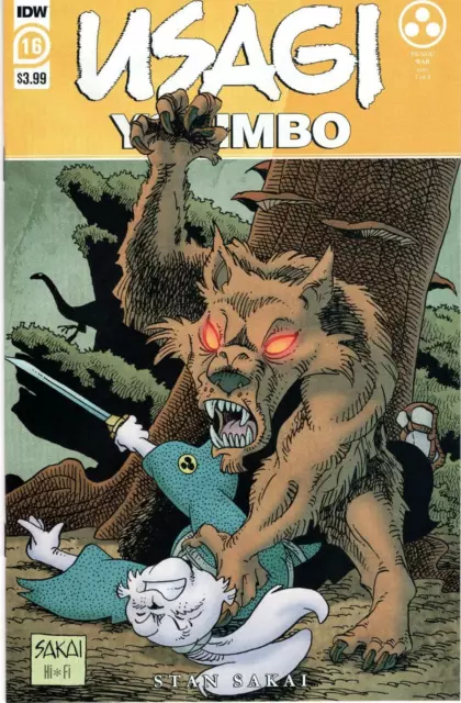 Usagi Yojimbo #16 Regular Cover Stan Sakai Spin Off From Tmnt Albedo