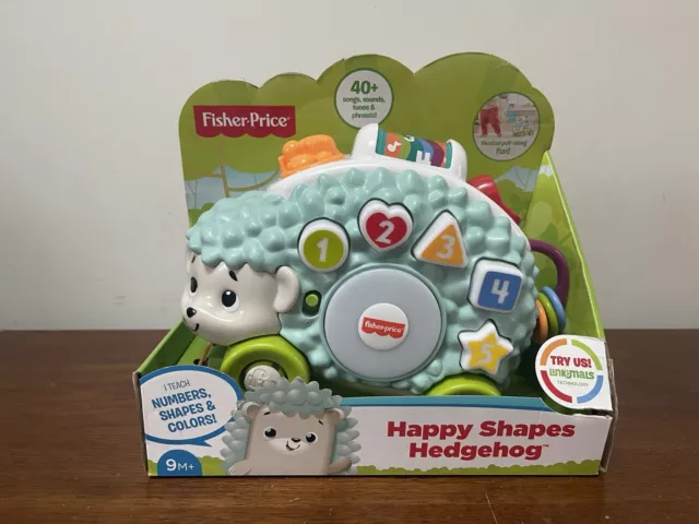 Fisher-Price Baby Happy Shapes Hedgehog Musical Educational Plastic Toy 9m+