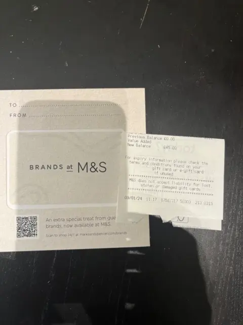 M & S Giftcard