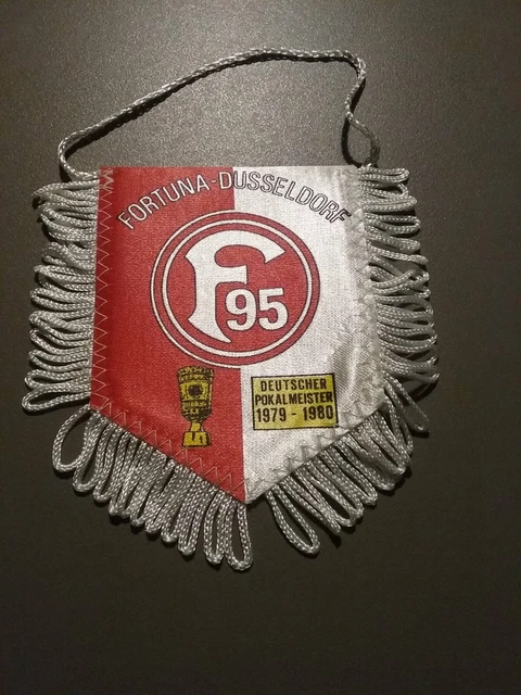 Fanion Vintage Fortuna Dusseldorf - Banderin, Wimpel Football Allemagne - Objet De Collection