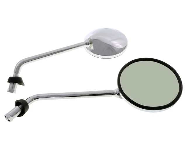 Set rétroviseur FAR rond, chromé droite / gauche pour Vespa LX, LXV 50 125 150,