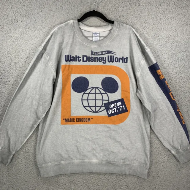 Disney Parks Walt Disney World 50th Vault Opens Oct. 71 Sweatshirt Size Medium