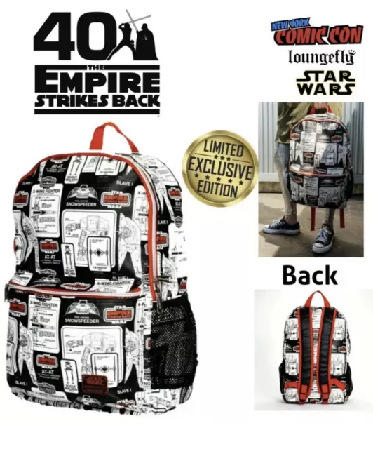Star Wars Backpack 40th Anniversary The Empire Strikes Back  Retro Limited Ed.