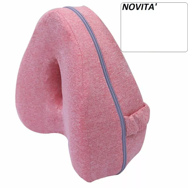 Leg Pillow Cuscino Per Gambe Memory Foam Supporto Ortopedico Ginocchia Schiena