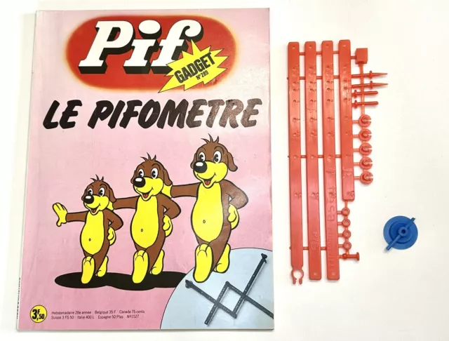 Pif Gadget + Gadget N°289 « Le  Pifomètre » (1974)