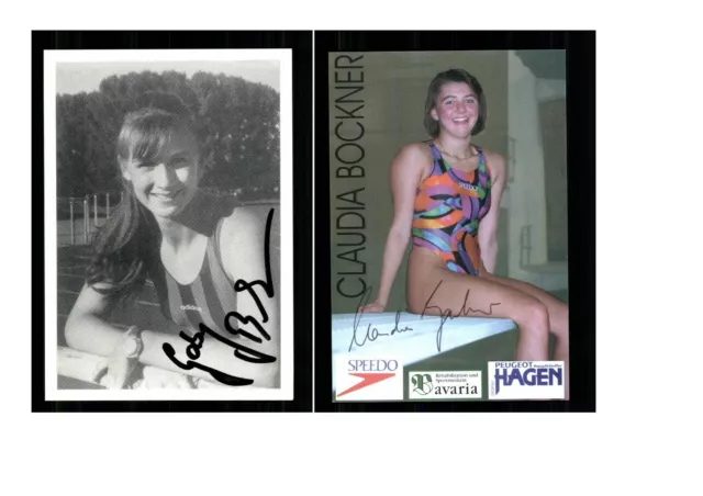 12 Autogrammkarten Schwimmen Original Signiert  ## K 1072 2