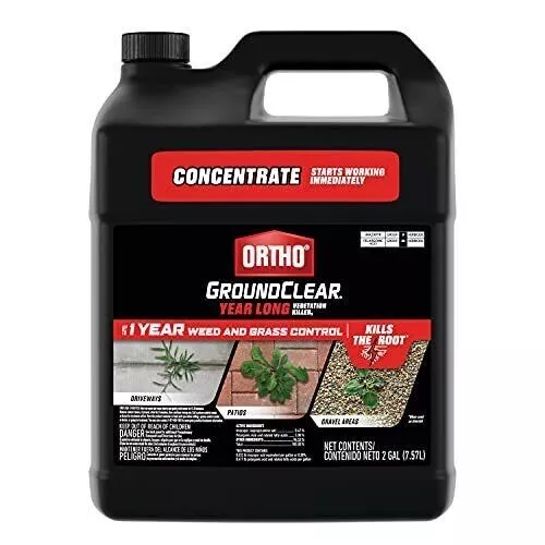 Groundclear Vegetation Killer Weedkiller Concentrate,Weed Grass Killer, 2 Gal