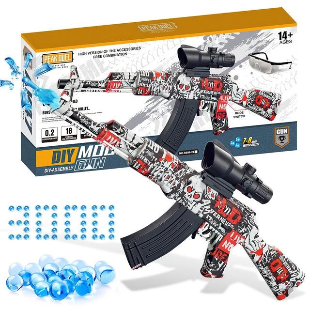 TOY GUN WITH Sight Soft Bullet Pistol Model Foam Dart Shell Ejecting ...