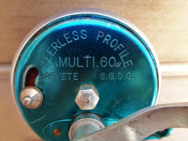 ANCIEN MOULINET PEERLESS Special Mer Peche Vintage EUR 24,97 - FR