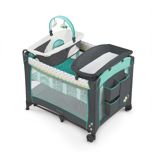 Smart and Simple Packable Portable Playard with Changing Table - Ridgedale