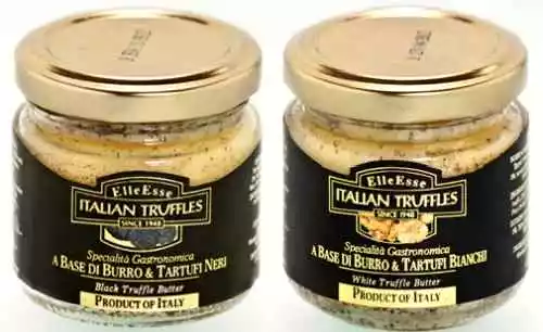 Trüffel Trüffelbutter 1x weiße & 1x schwarze Trüffel je 80g ! Italien Elle Esse