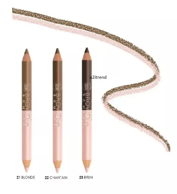 Bourjois Brow Duo Sculpt Crayon Duo Sourcils 21 Blond Tenue 10H