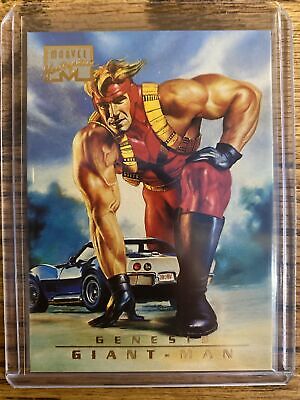 1996 Marvel Masterpieces #90 GIANT-MAN Genesis. Fresh Pack Pulled. NM Mint.